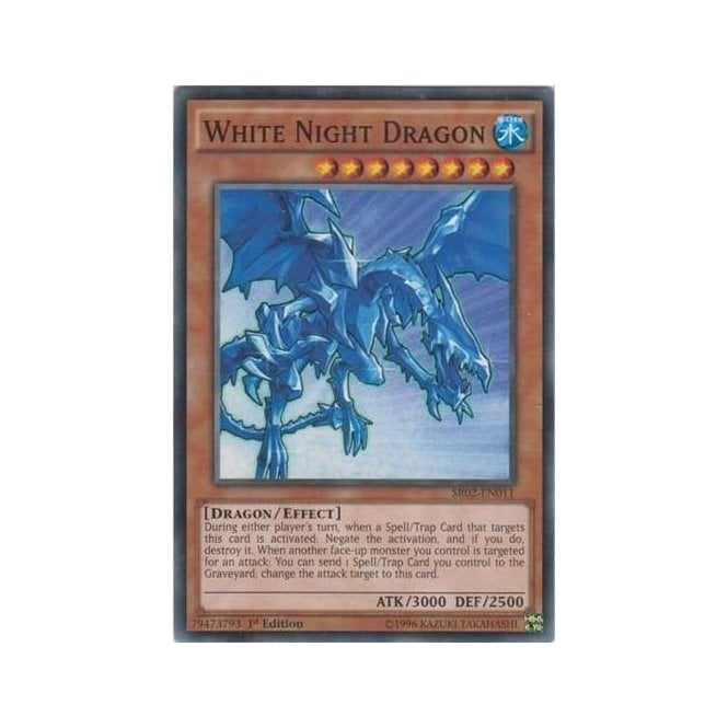Yu-Gi-Oh! Card SR02-EN011 White Night Dragon (Common) | Chaos Cards
