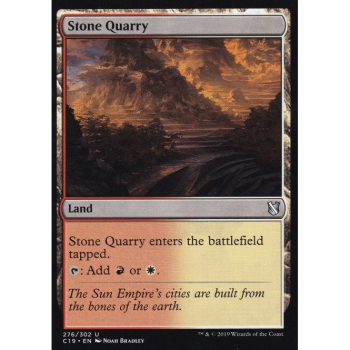 Stone Quarry : COMMANDER 2019 276/302 - Magic the Gathering Single Card