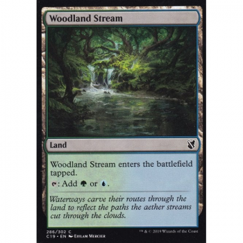 Woodland Stream : COMMANDER 2019 286/302 - Magic the Gathering Single Card