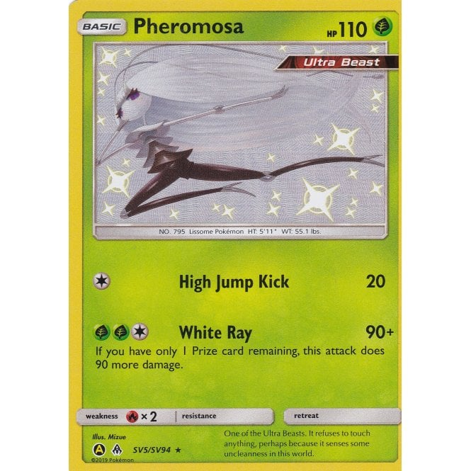 Pokemon Single Card Sun and Moon - Hidden Fates (Shiny Vault) - SV05/SV94  Pheromosa | Chaos Cards
