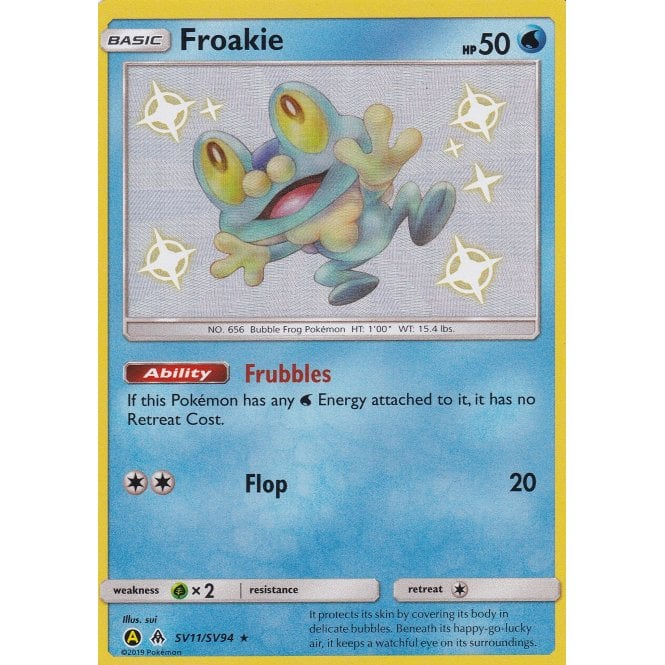 Pokemon Single Card Sun And Moon Hidden Fates Shiny Vault Sv11 Sv94 Froakie Chaos Cards Pokemon Single Card Sun And Moon Hidden Fates Shiny Vault Sv11 Sv94 Froakie Chaos Cards