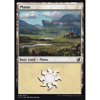 Plains : COMMANDER 2019 289/302 - Magic the Gathering Single Card
