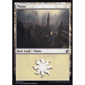 Plains : COMMANDER 2019 290/302 - Magic the Gathering Single Card