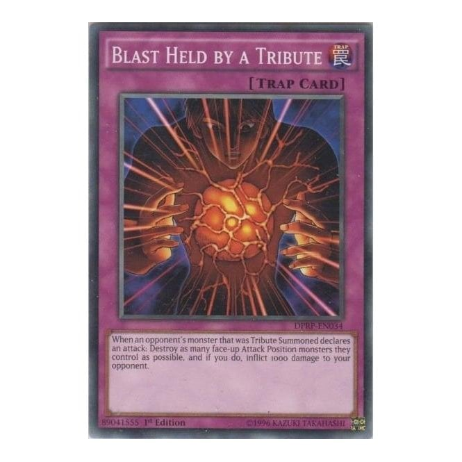 Yu-Gi-Oh! Blast Held By A Tribute Card - SS01-ENB15 Common 1st Edition - Speed Duel Starter Deck: Destiny Masters