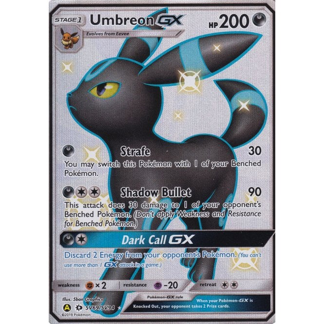 Pokemon Single Card Sun And Moon Hidden Fates Shiny Vault Sv69 Sv94 Umbreon Gx Chaos Cards Pokemon Single Card Sun And Moon Hidden Fates Shiny Vault Sv69 Sv94 Umbreon Gx Chaos Cards