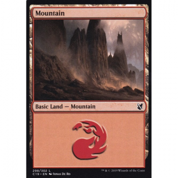 Mountain : COMMANDER 2019 298/302 - Magic the Gathering Single Card