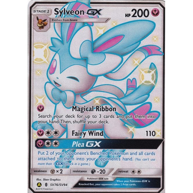 Pokemon Single Card Sun And Moon Hidden Fates Shiny Vault Sv76 Sv94 Sylveon Gx Chaos Cards Pokemon Single Card Sun And Moon Hidden Fates Shiny Vault Sv76 Sv94 Sylveon Gx Chaos Cards