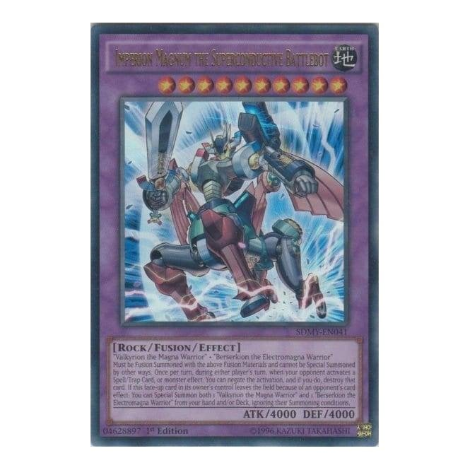 YuGiOh! Card SDMYEN041 Imperion Magnum the Superconductive Battlebot