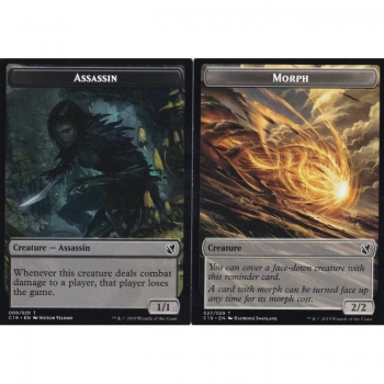 Assassin // Morph (TOKEN) : COMMANDER 2019 09&27 - Magic the Gathering Single Card