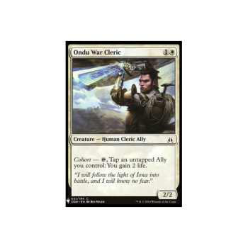 Ondu War Cleric : MYSTERY BOOSTER 189 - Magic the Gathering Single Card
