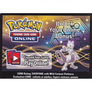 Pokemon Code Card : Ex Legendary Collectors Tin - Mewtwo for Online Play only - X 1