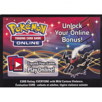 Pokemon Code Card : Ex Legendary Collectors Tin - Darkrai for Online Play only - X 1