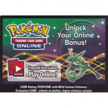 Pokemon Code Card : Ex Legendary Collectors Tin - Rayquaza for Online Play only - X 1