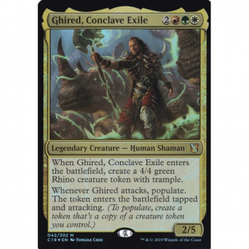 Ghired, Conclave Exile : COMMANDER 2019 042/302 - Magic the Gathering Single Card Oversized