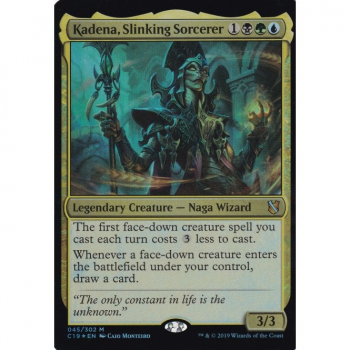 Kadena, Slinking Sorcerer : COMMANDER 2019 045/302 - Magic the Gathering Single Card Oversized