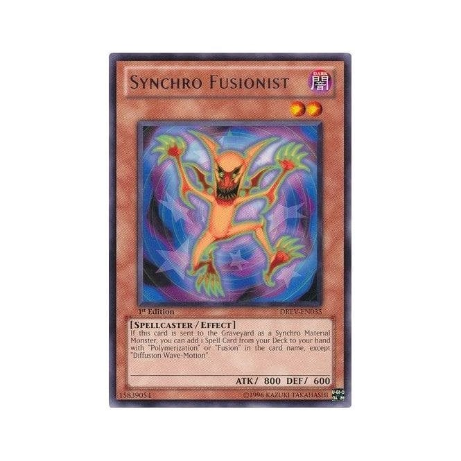 Yu-Gi-Oh! Card DREV-EN035 Synchro Fusionist (Rare) | Chaos Cards Yu-Gi-Oh! Card DREV-EN035 Synchro Fusionist (Rare) | Chaos Cards