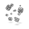 Oakie Doakie Dice Set D6 (12 mm) Speckled - Black (36) - Image 2