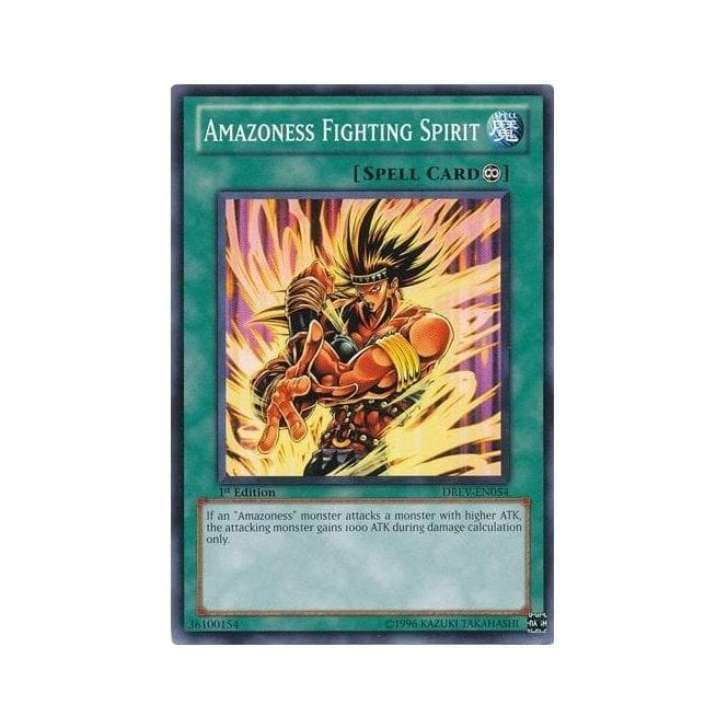 Yu-Gi-Oh! Card DREV-EN054 Amazoness Fighting Spirit (Common) | Chaos Cards