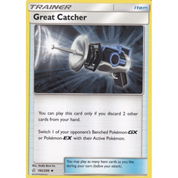 Great Catcher : SUN AND MOON - COSMIC ECLIPSE 192/236 - Pokemon Single Card