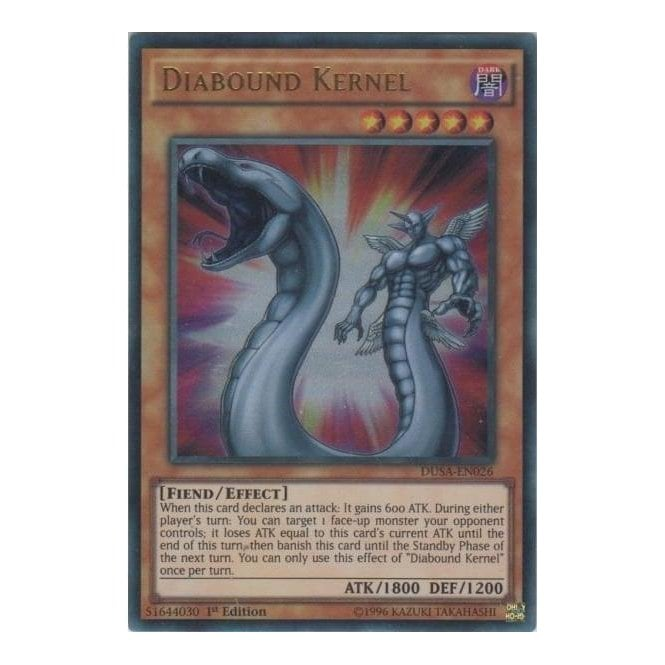 yugioh diabound card Yu-Gi-Oh! Single LED5-EN008 Kernel (Common) Mint / near mint condition trading card Yu-Gi-Oh! Card DUSA-EN026 Diabound Kernel