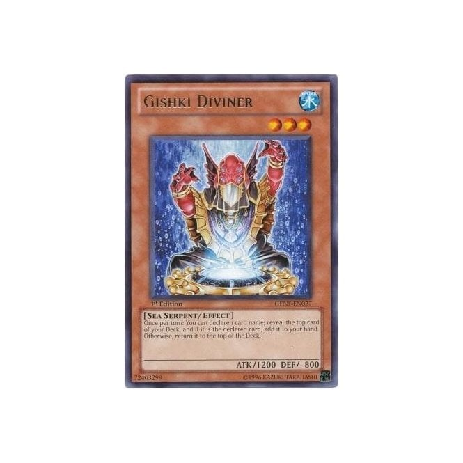 Yu-Gi-Oh! Card GENF-EN027 Gishki Diviner (Rare) | Chaos Cards