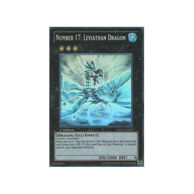 Yu-Gi-Oh! Card GENF-EN039 Number 17 - Leviathan Dragon (Ghost Rare) | Chaos Cards Yu-Gi-Oh! Card GENF-EN039 Number 17 - Leviathan Dragon (Ghost Rare) | Chaos Cards