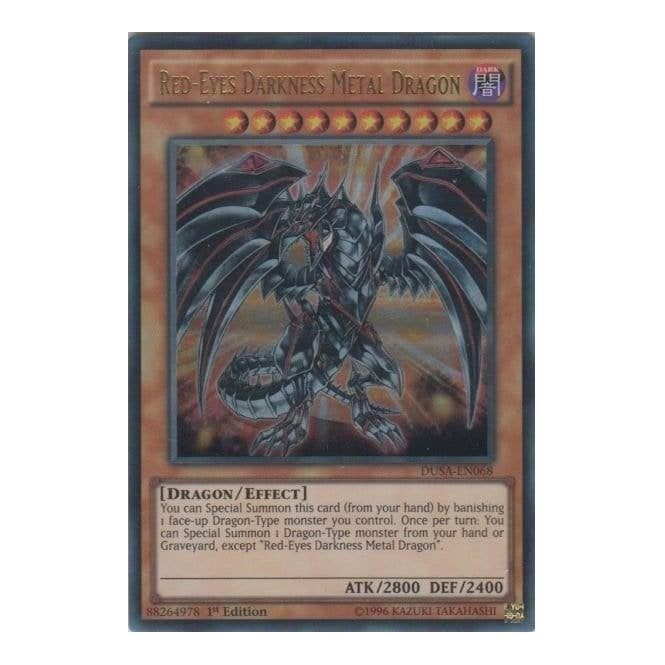 Yu-Gi-Oh! Card DUSA-EN068 Red-Eyes Darkness Metal Dragon (Ultra Rare) |  Chaos Cards