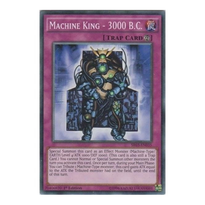 yugioh card machine king DL4-001 Unlimited Super Rare Near Mint Age Group Yu-Gi-Oh! Card SR03-EN035 Machine King