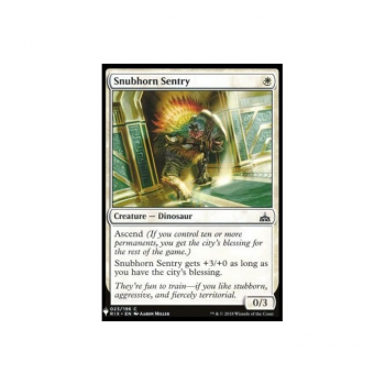 Snubhorn Sentry : MYSTERY BOOSTER 241 - Magic the Gathering Single Card