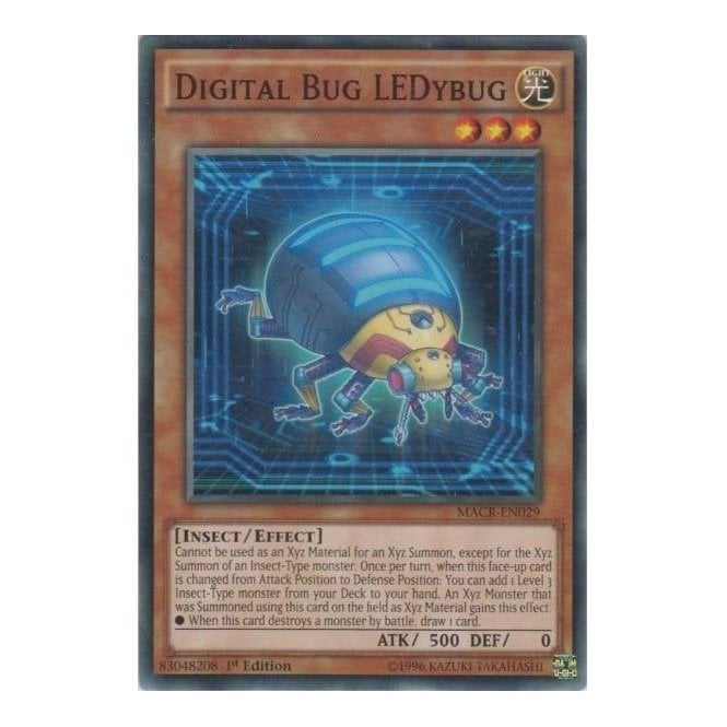 Yu-Gi-Oh! Card MACR-EN029 Digital Bug LEDybug (Common) | Chaos Cards