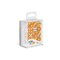 Oakie Doakie Dice Set D6 (16 mm) Marble - Orange (12)
