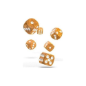 Oakie Doakie Dice Set D6 (16 mm) Marble - Orange (12) - Image 2