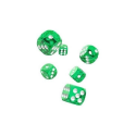 Oakie Doakie Dice Set D6 (16 mm) Translucent - Green (12) - Image 2