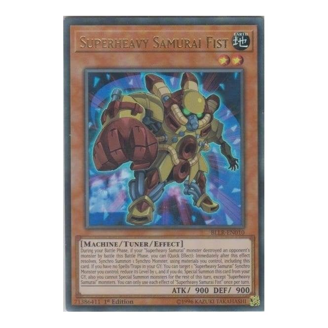 Yu-Gi-Oh! Card BLLR-EN010 Superheavy Samurai Fist (Ultra Rare) | Chaos Cards Yu-Gi-Oh! Card BLLR-EN010 Superheavy Samurai Fist (Ultra Rare) | Chaos Cards