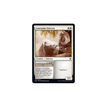Lonesome Unicorn : THRONE OF ELDRAINE 021/269 - Magic the Gathering Single Card