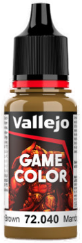Acrylicos Vallejo Game Color : Leather Brown (18ml)