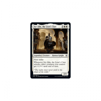 Syr Alin, the Lion's Claw : THRONE OF ELDRAINE 032/269 - Magic the Gathering Single Card