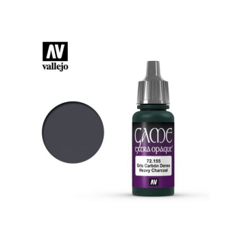 Acrylicos Vallejo Game Color Extra Opaque : Heavy Charcoal