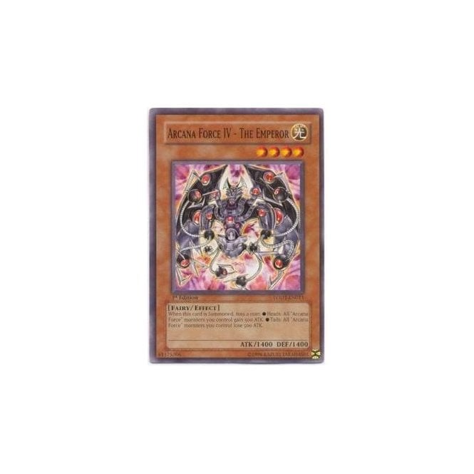 Yu-Gi-Oh! Card LODT-EN011 Arcana Force IV - The Emperor