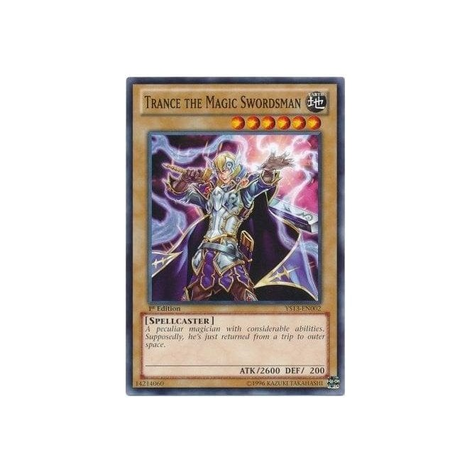 YuGiOh! Card YS13EN002 Trance the Magic Swordsman Chaos Cards