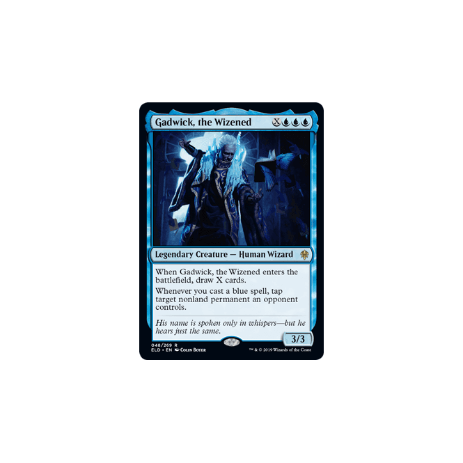 the Wizened 048//269 the Gathering MTG Throne of Eldraine Gadwick Magic