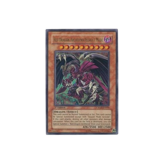 Yu-Gi-Oh! Card CRMS-EN004 Red Dragon Archfiend/Assault Mode (Ultra Rare) | Chaos Cards Yu-Gi-Oh! Card CRMS-EN004 Red Dragon Archfiend/Assault Mode (Ultra Rare) | Chaos Cards