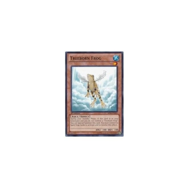 Yu-Gi-Oh! Card BP02-EN043 Treeborn Frog (Mosaic Rare) Yu-Gi-Oh! Card BP02-EN043 Treeborn Frog (Mosaic Rare)