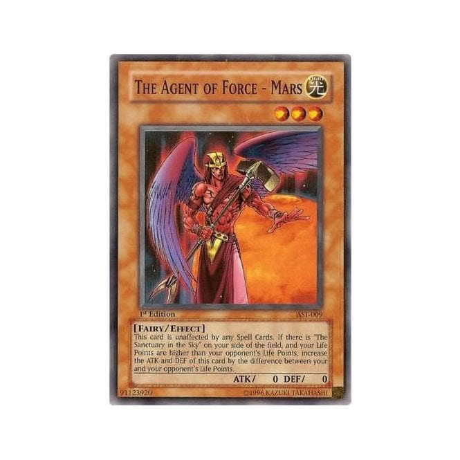 Yu-Gi-Oh! Card AST-009 The Agent of Force - Mars