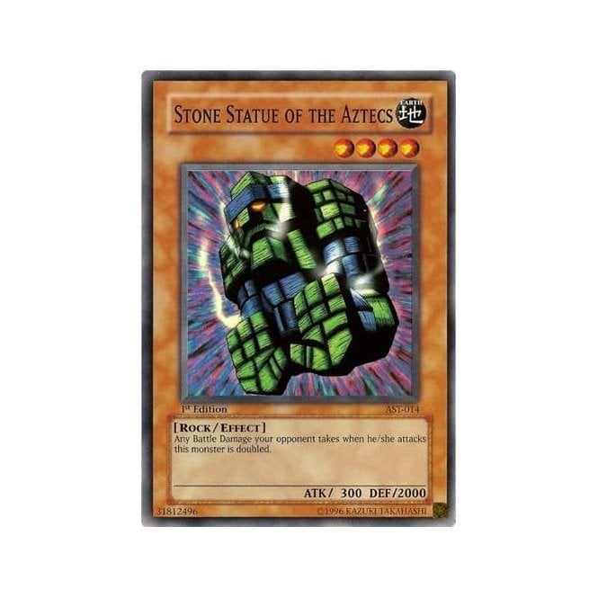 YuGiOh! Card ASTEN014 Stone Statue of the Aztecs