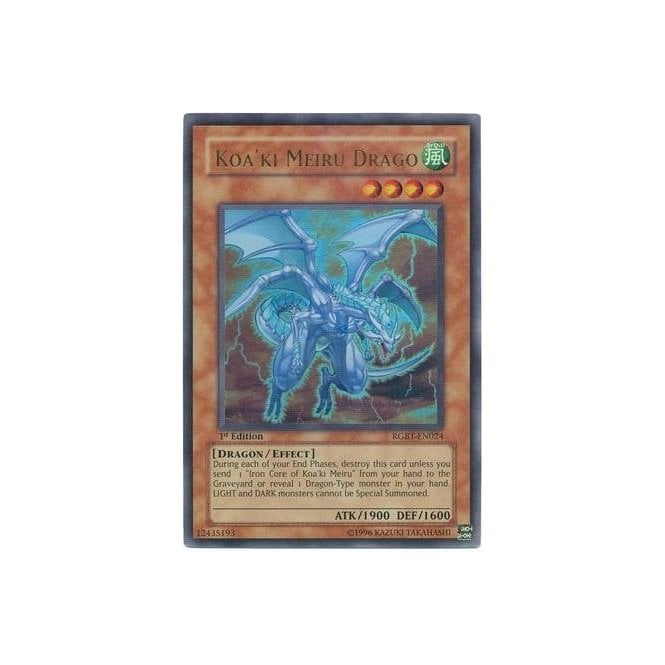 Yu-Gi-Oh - Koa'ki Meiru Drago (TU03-EN015) - Turbo Pack 3 - Promo Edition - Common Koa\u0027ki Meiru Drago [Ultimate Rare 1st Edition] RGBT-EN024 Prices