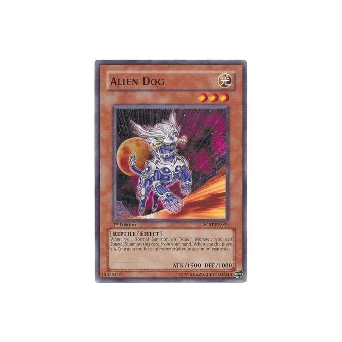 ▼YUGIOH▼RGBT-FR033◄ C ► Chien Alien • Alien Dog
