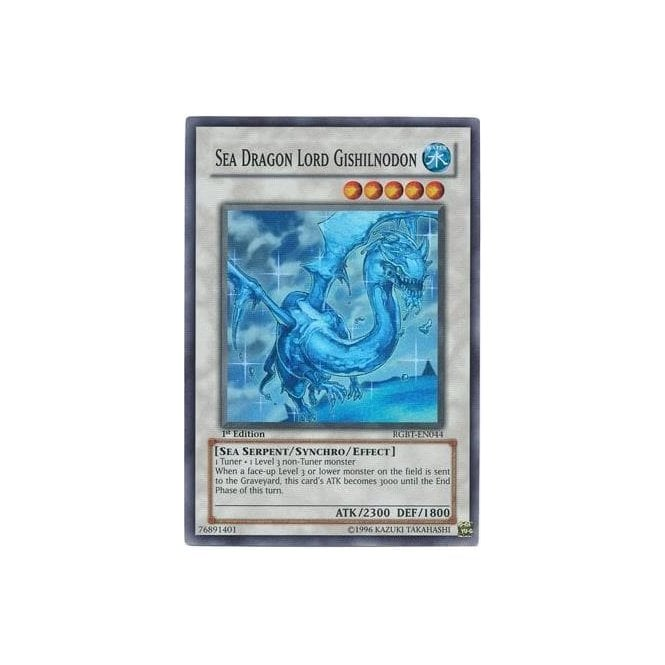 Carte Yu-Gi-Oh! RGBT-EN044 Sea Dragon Lord Gishilnodon – Super Rare NM