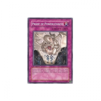 Proof of Powerlessness (Common) : RGBT-EN076 - Yu-Gi-Oh! Single Card