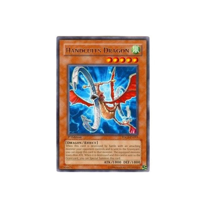 YuGiOh! Card TDGSEN013 Handcuffs Dragon (Rare) Chaos Cards